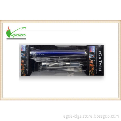 800 Puffs Variable Voltage E Cig Twist With Ce 4 Clearmoizer , 1100mah